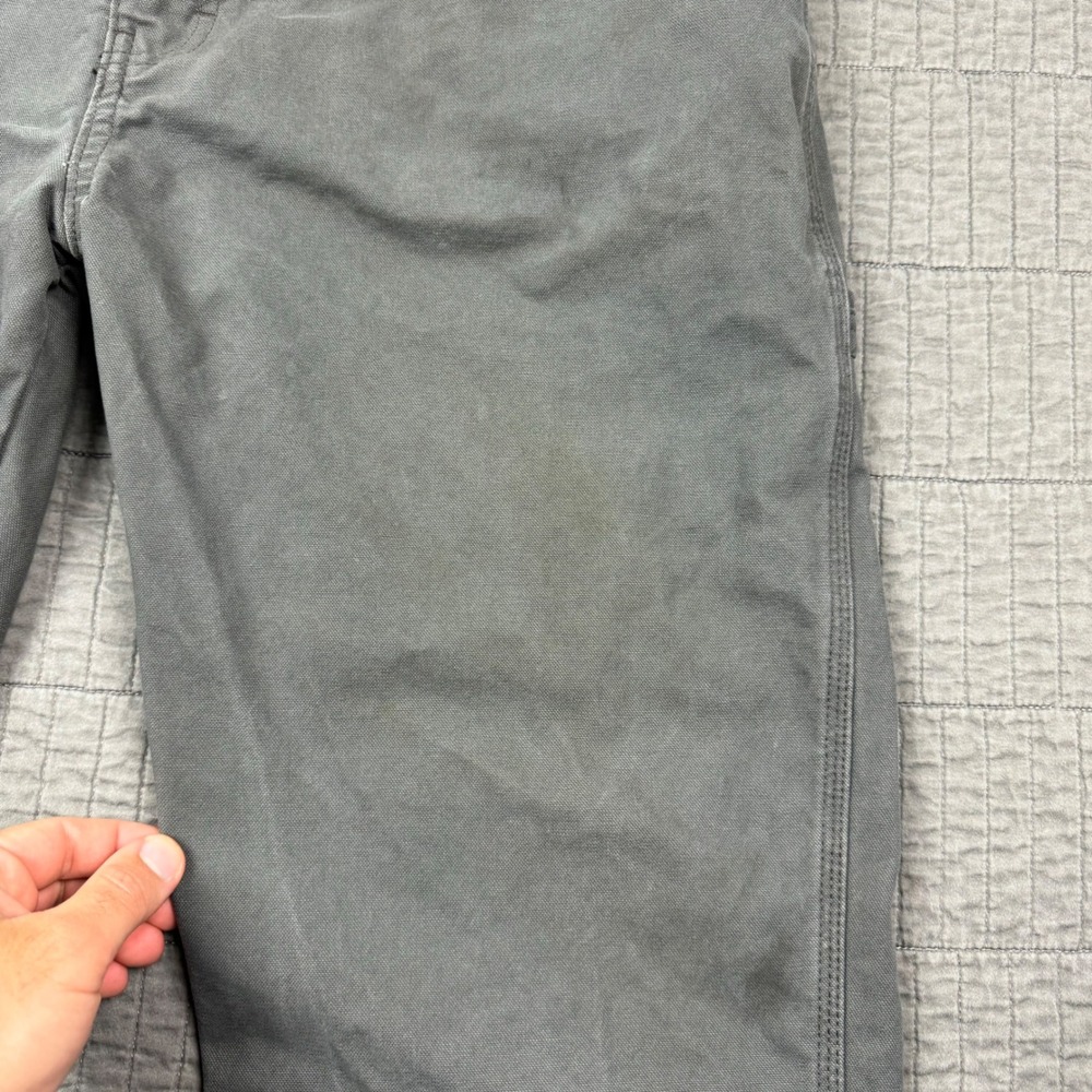 Dickies Carpenter Pants Men 36x32 Gray Canvas Workwear Utility Distressed Faded - Picture 11 of 16